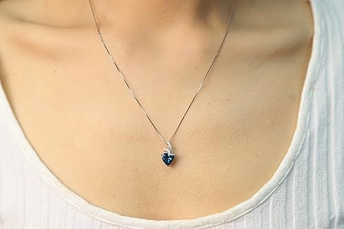 Madelyn 14K White Gold Trillion-Cut Tanzanite Pendant