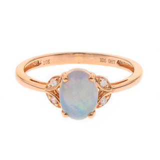 Parker 10K Rose Gold Oval-Cut Opal Ring