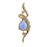 Margaret 14K Yellow Gold Pear-Cut Tanzanite Pendant