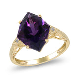 Felicity 10K Yellow Gold Marquise-Cut Green Brazilian Amethyst Ring