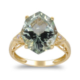 Felicity 10K Yellow Gold Marquise-Cut Green Brazilian Amethyst Ring