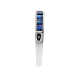 Zoie 14K White Gold Princess-Cut Ceylon Blue Sapphire Ring