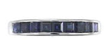 Zoie 14K White Gold Princess-Cut Ceylon Blue Sapphire Ring