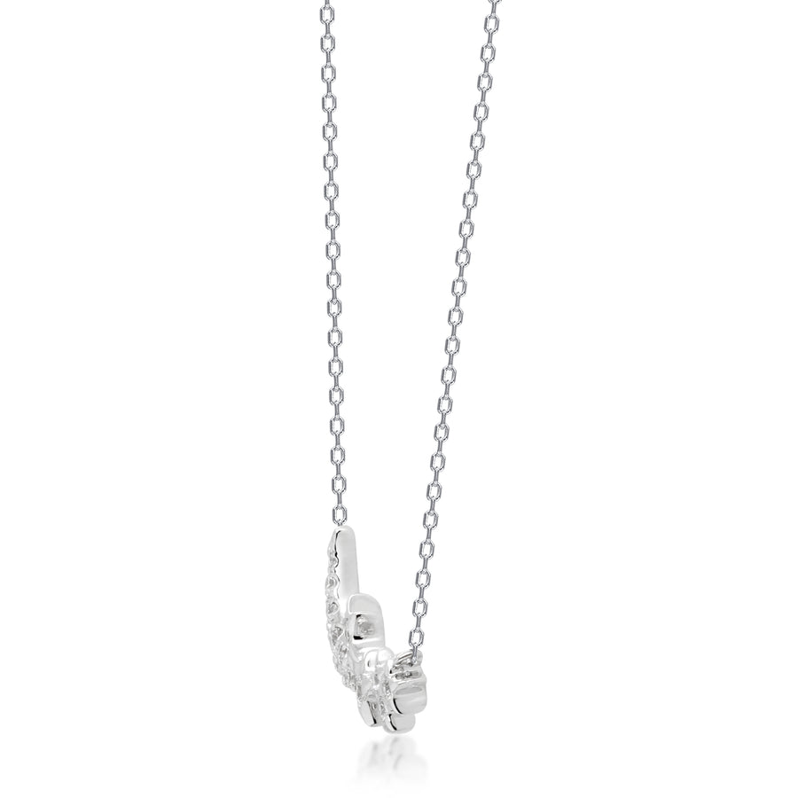 Amara 14K White Gold Round-Cut White Diamond Necklace