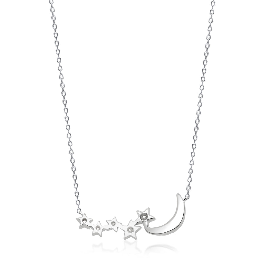 Amara 14K White Gold Round-Cut White Diamond Necklace