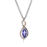 Rosé Seraphina Tanzanite Pendant