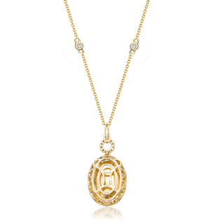 Kadence 14K Yellow Gold Oval-Cut Opal Pendant