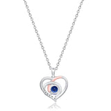 Eternal Love Heart Tanzanite Pendant