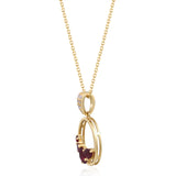 Yale 14K Yellow Gold Pear-Cut Mozambique Ruby Pendant