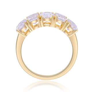 Ruth 14K Yellow Gold Oval-Cut LAB Grown Diamond Rings