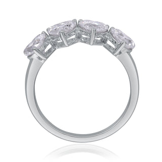 Ruth 14K White Gold Heart-Cut LAB Grown Diamond Rings