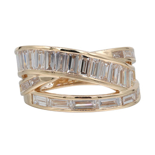 Ruth 14K Yellow Gold Princess-Cut LAB Grown Diamond Rings