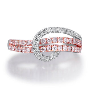 Rylee 10K White Gold Round-Cut White Diamond Ring
