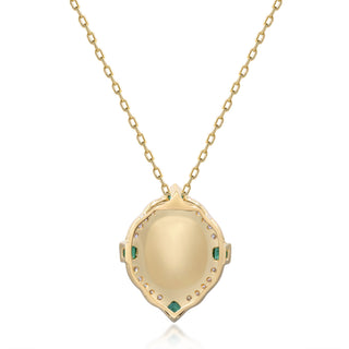 Sloane 14K Yellow Gold Oval-Cut Ethiopian Opal Pendant