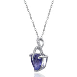 Madelyn 14K White Gold Trillion-Cut Tanzanite Pendant