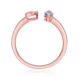 Alina 18K Rose Gold Marquise-Cut Brazilian Aquamarine Ring