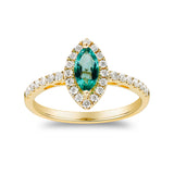 Camila 14K Yellow Gold Marquise-Cut Emerald Ring