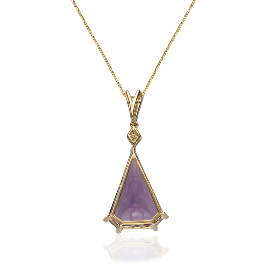 Bailey 14K Yellow Gold Fancy-Cut Brazilian Amethyst Pendant