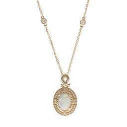 Nova 14K Yellow Gold Oval-Cut African Opal Pendant