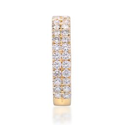 Nora 14K Yellow Gold Round-Cut White Diamond Ring