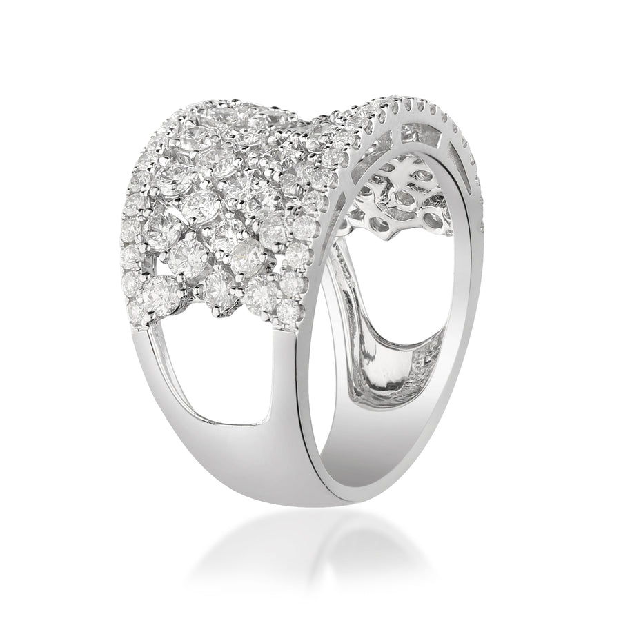 Jaycee 14K White Gold Round-Cut White Diamond Ring