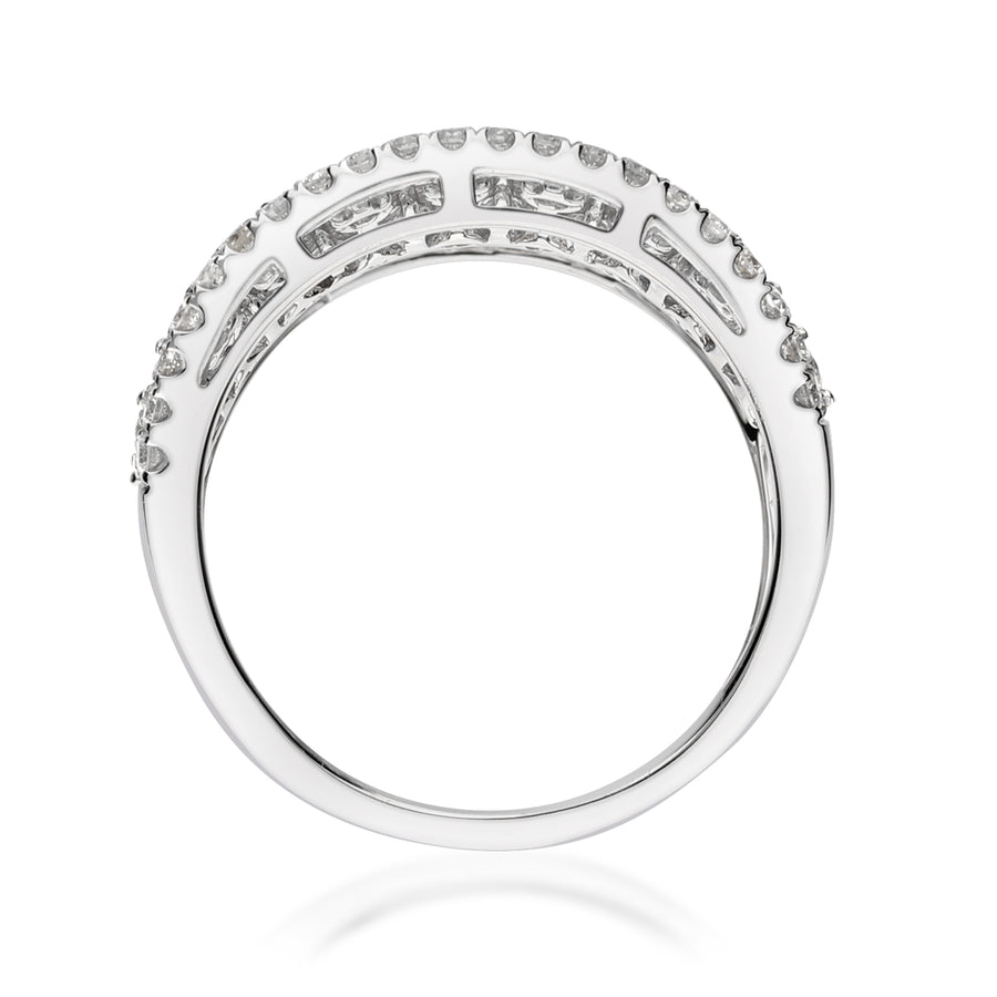 Jaycee 14K White Gold Round-Cut White Diamond Ring