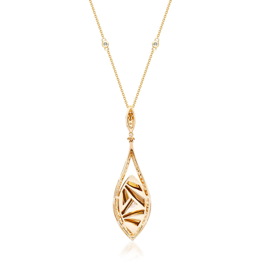 Zoya 14K Yellow Gold Fancy-Shape Mother of Pearl Pendant